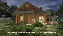 SG-1688 Screened Porch House Plan