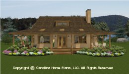 SM-1568 Porch Small Houseplan