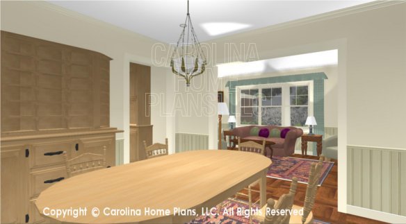 SG-1152 3D Dining Room to Living Room