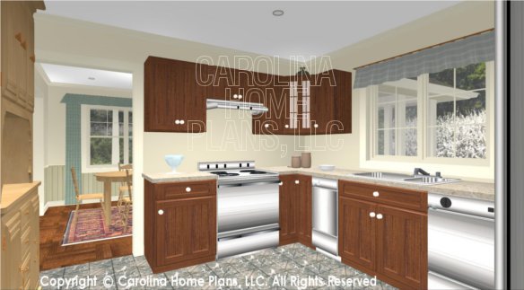 SG-1152 3D Kitchen to Dining Room