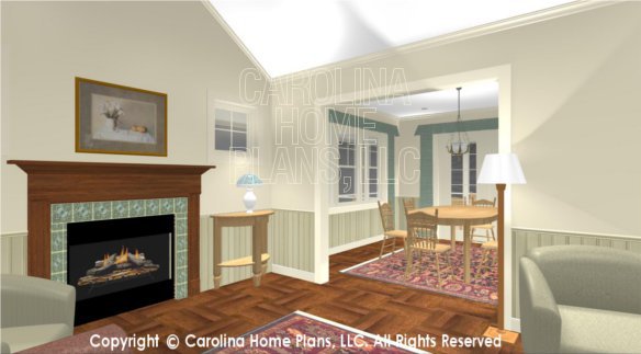 SG-1152 3D Living Room to Dining Room