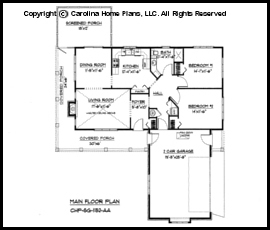 SG-1152 Main Floor Plan