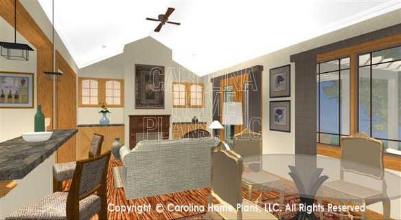SG-1199 3D Bar Living-Dining Room