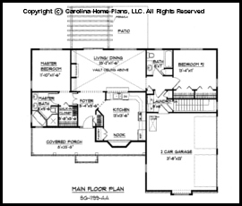 SG-1199 Main Floor Plan