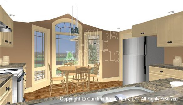 SG-1275 3D Kitchen Lunch Counter to Nook