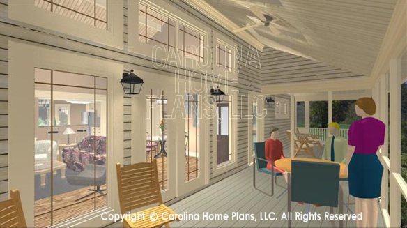 SG-1275 3D Screened Porch