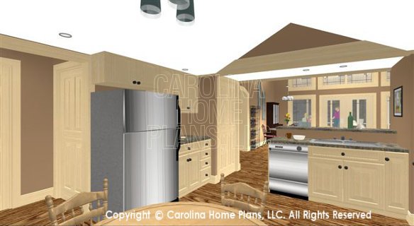 SG-1275 3D Kitchen to Garage Entry