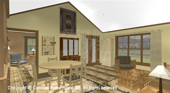 SG-1340 3D Living-Dining Room to Den