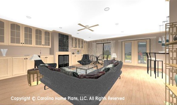 SG-1376 3D Living Room to Dining Room