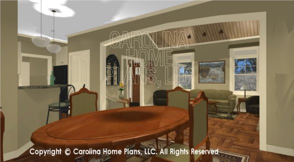 SG-1574 3D Dining Room to Living Room