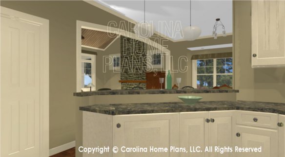 SG-1574 3D Kitchen to Living Room