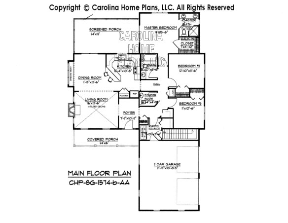 SG-1574 Main Floor Plan-Basement
