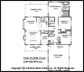 SG-1574 Main Floor Plan