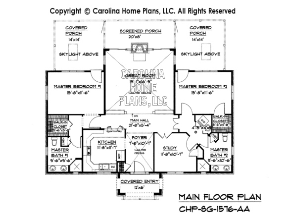 SG-1576 Main Floor Plan