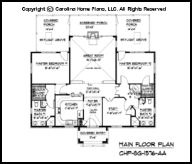 SG-1576 Main Floor Plan
