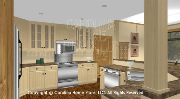 SG-1596 3D Foyer to Kitchen