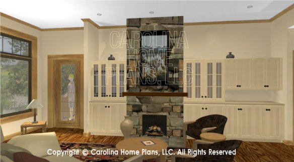 SG-1596 3D Great Room To Fireplace