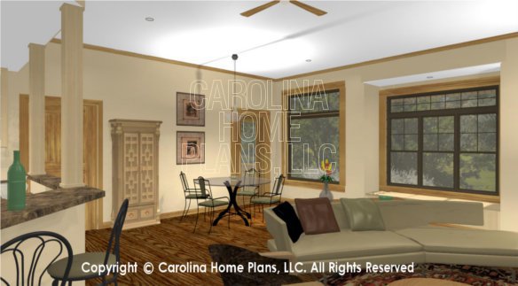 SG-1596 3D Great Room to Porch 1
