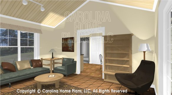 SG-1660 3D Family Room to Kitchen