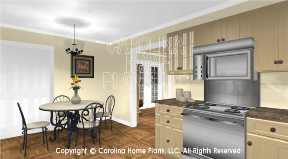 SG-1660 3D Kitchen to Dinette