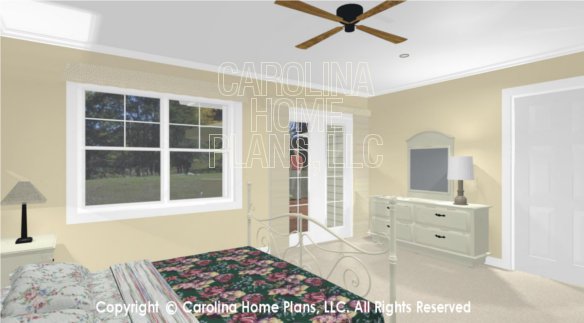SG-1660 3D Master Bedroom to Deck