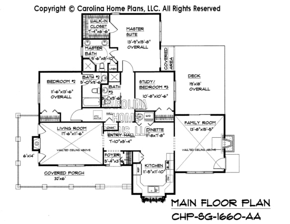 SG-1660 Main Floor Plan