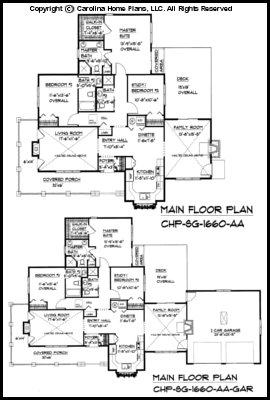 SG-1660 Main Floor Plan