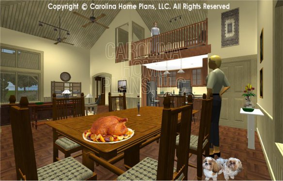 SG-1677 3D Dining to Kitchen