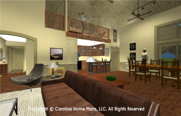 SG-1677 3D Great Room TO Loft