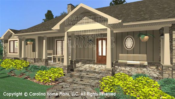 SG-1681 3D Front Porch View 1