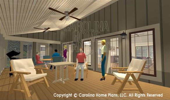 SG-1681 3D Screened Porch to Living Room
