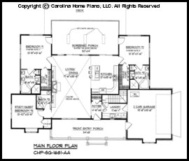 SG-1681 Main Floor Plan