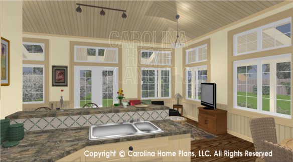 SG-576 Kitchen Bar to Front Porch