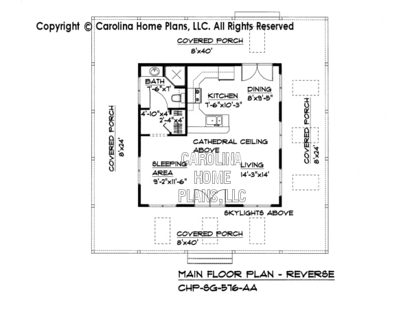 SG-576 Reverse Main Floor Plan