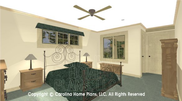 SG-979 3D Master Bedroom to Porch