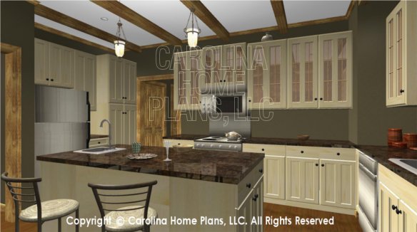 SG-981 3D Kitchen Island