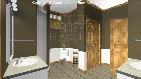 SG-981 3D Master Bath to Toilet