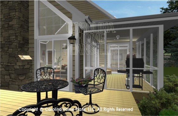 SG-1096 3D Deck to Screened Porch