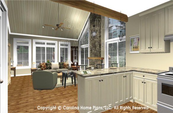 SG-1096 3D Kitchen To Great Room