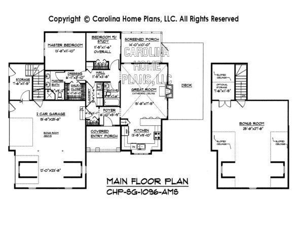 SG-1096 Main Floor Plan