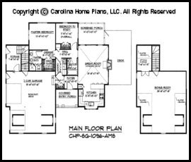 SG-1096 Main Floor Plan