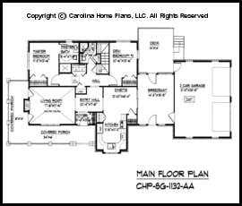 SG-1132 Main Floor Plan