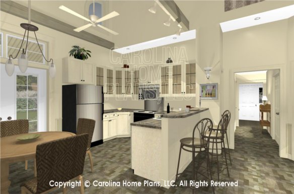 SG-1159 3D Dining to Kitchen