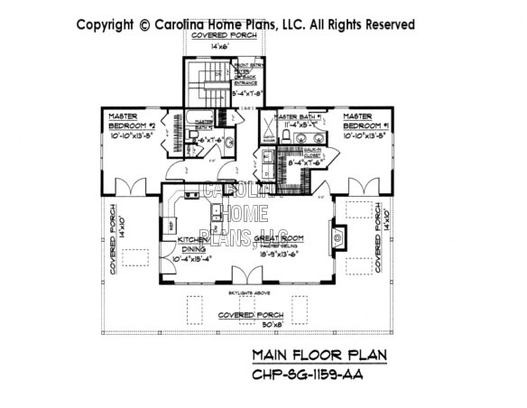 SG-1159 Main Floor Plan