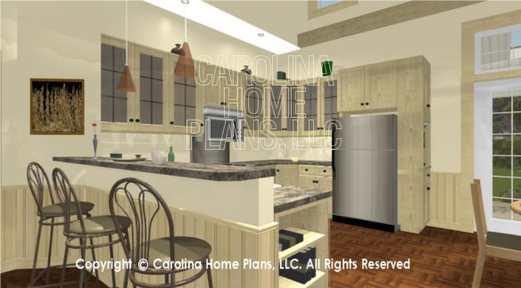 SG-1280 3D Kitchen Lunch Counter