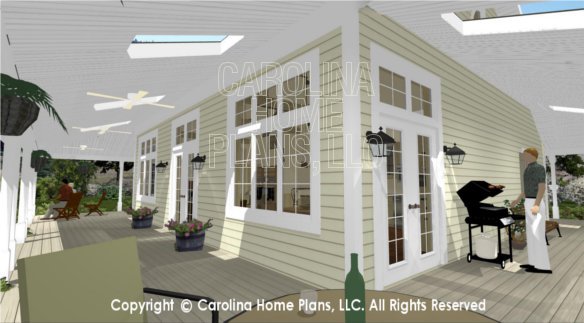 SG-1280 3D Wrap-around Porch with Skylights