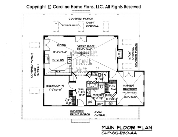 SG-1280 Main Floor Plan