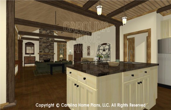 SG-1332 3D Kitchen to Fireplace