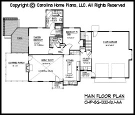 SG-1332 Main Floor Plan