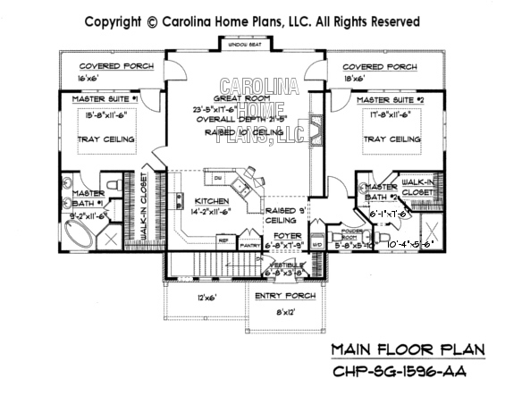 SG-1596 Main Floor Plan